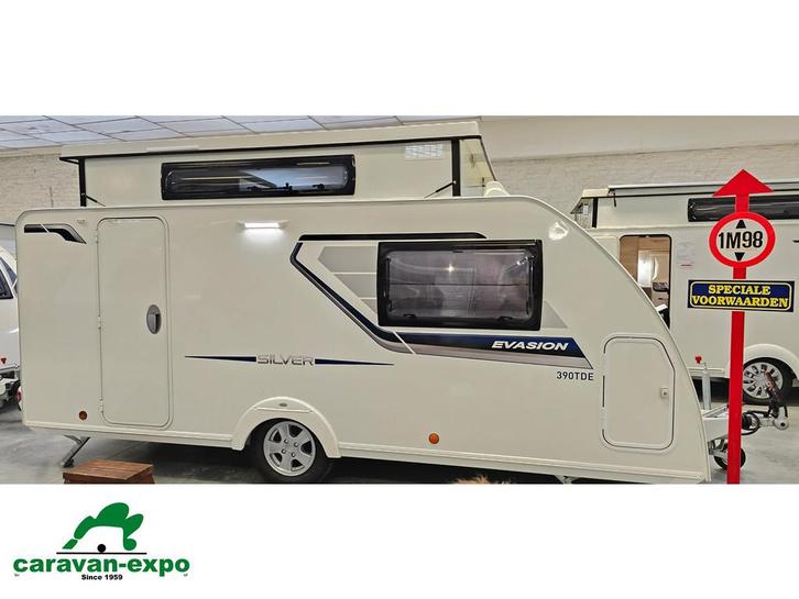 SILVER EVASION 390 TDE (TOKYO), Caravans en Kamperen, Caravans, Bedrijf, tot en met 3, 750 - 1000 kg, Overige merken, 4 tot 5 meter