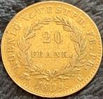 Munt 20 frank goud Napoleon Hieronymus Westfalen 1809 C, Ophalen of Verzenden, Frankrijk, Goud