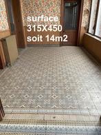 carreaux ciment, Enlèvement, Utilisé, Carrelage de sol