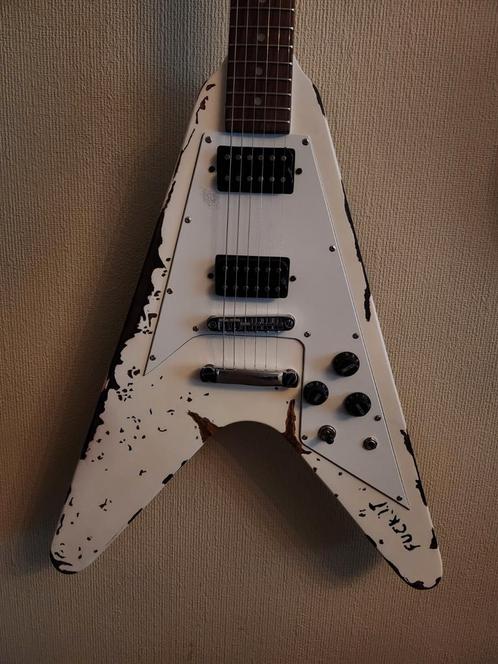 Kopie van Hetfield's Elektra V, Musique & Instruments, Instruments à corde | Guitares | Électriques, Utilisé, Gibson, Enlèvement