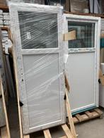 Witte PVC-deur met handgreep inbegrepen, Ophalen, Nieuw