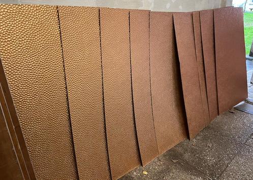 lot arcasas alukoper platen gehamerd aluminium koper, Doe-het-zelf en Bouw, Platen en Panelen, Nieuw, Overige materialen, Minder dan 20 mm