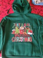 Sweat pull de Noël just a girl shein S vert sapin