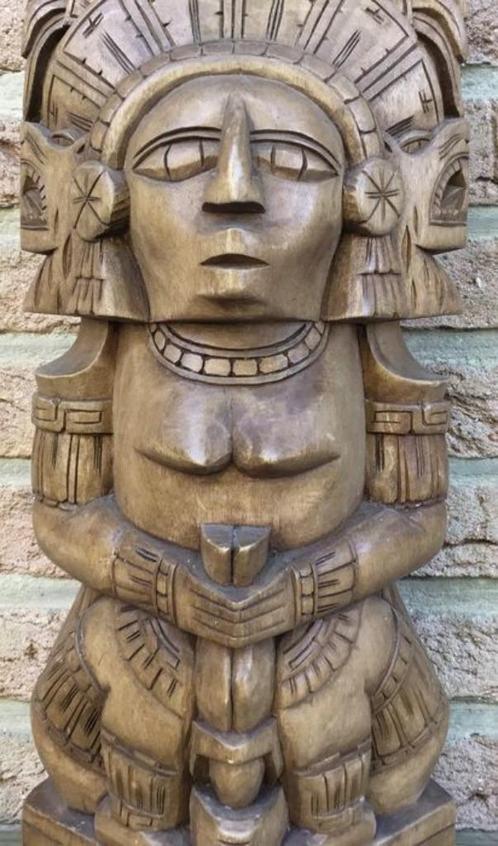 Azteekse Mayo Meso - Amerika Medicische totem 50cm, Antiek en Kunst, Antiek | Brons en Koper, Ophalen of Verzenden