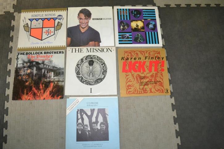 Maxi singles/lp, veelal New Wave '80, paar disco/pop/elvis, Cd's en Dvd's, Vinyl | Rock, Gebruikt, Overige genres, 12 inch, Ophalen of Verzenden