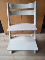 Fauteuil Trip Trap blanc Stokke, Enlèvement, Comme neuf, Chaise évolutive, Ceinture(s)