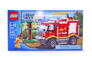LEGO City 4208  4 x 4 Fire Truck MET DOOS beschikbaar voor biedingen