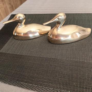 2 CANARDS CUIVRÉ 11CM, Enlèvement, Comme neuf