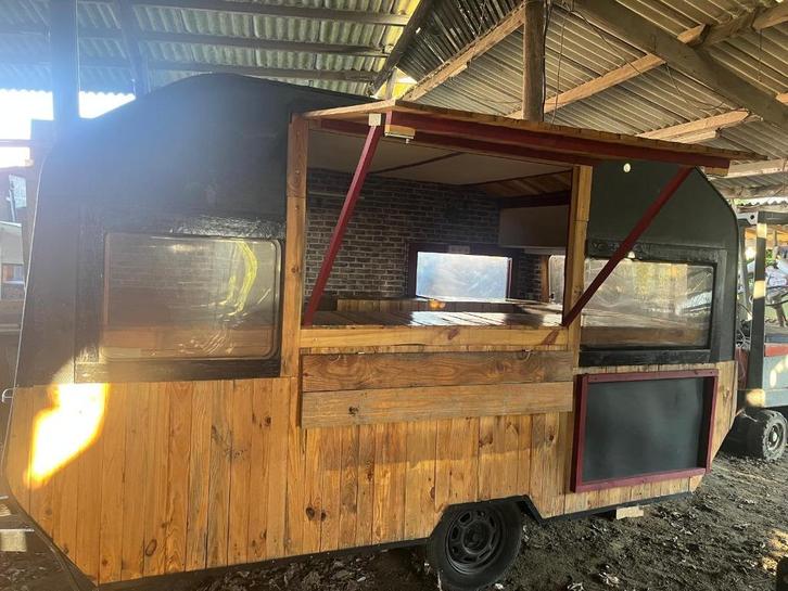 Foodtruck caravan te koop, Caravans en Kamperen, Overige Caravans en Kamperen, Gebruikt, Ophalen