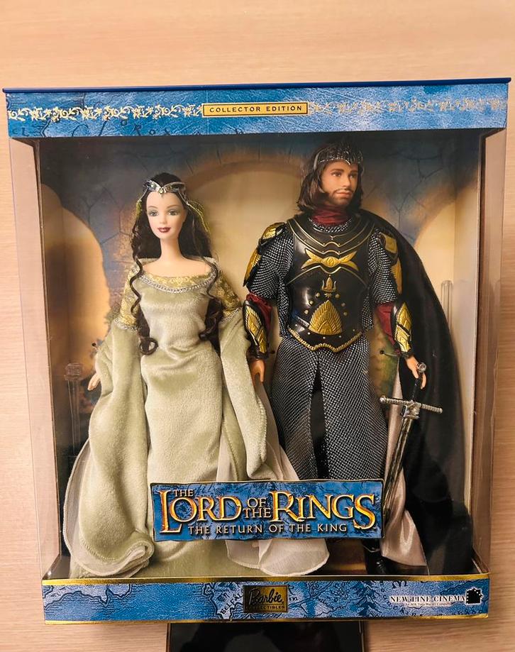Lord of the Rings - Arwen & Aragorn Narbie/Ken Set, Verzamelen, Lord of the Rings, Nieuw, Ophalen of Verzenden