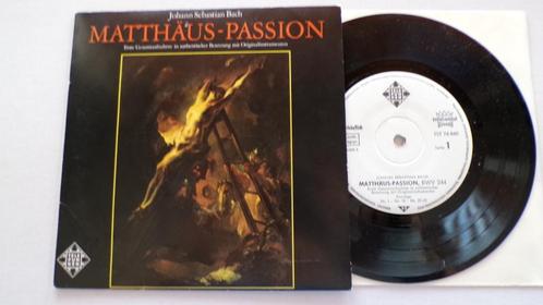 JOHAN SEBASTIAN BACH - Matthäus Passion BWV 244 (33t), Cd's en Dvd's, Vinyl Singles, Zo goed als nieuw, Single, Klassiek, 7 inch