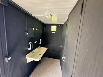 Sanitair unit / wc container 6 x 3 m – volledig ingericht! beschikbaar voor biedingen