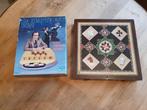 Set van 2 vintage bordspellen, Hobby en Vrije tijd, Gezelschapsspellen | Overige, Gebruikt, Ophalen of Verzenden