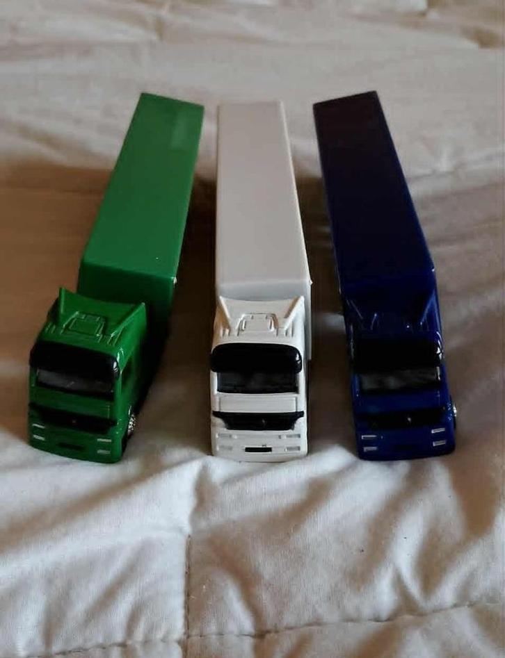 3 maquette vrachtwagen van biersoorten, Verzamelen, Automerken, Motoren en Formule 1, Zo goed als nieuw, Ophalen of Verzenden