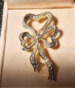 Nina Ricci Vintage Broche, Enlèvement ou Envoi, Or, Comme neuf, 4 à 7 cm