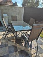 Teras tafel met stoelen, Ophalen of Verzenden, Zo goed als nieuw