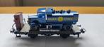 Märklin 4697 open wagen geladen met Benz-Lkw, Wisselstroom, Wagon, Ophalen of Verzenden, Zo goed als nieuw
