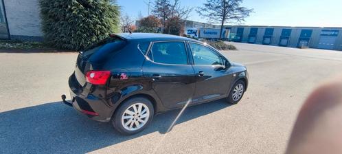 2013 Seat Ibiza 1.4 zwarte benzine 202.000 Km.Airco, Auto's, Seat, Particulier, Ibiza, Trekhaak, Ophalen