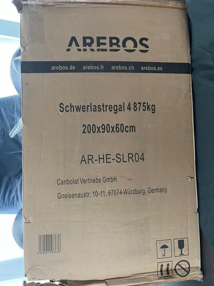 Alu opslagrek 200x90x60 (175kg per plank), Maison & Meubles, Armoires | Étagères, Neuf, Enlèvement ou Envoi