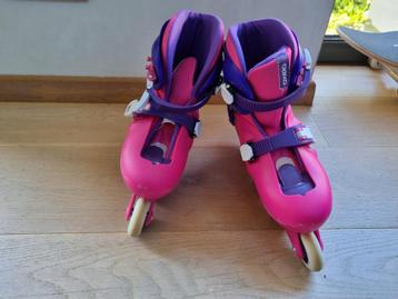 Rolschaatsen/ Kinderskates Play3 roze/paars Oxelo, 32-34 beschikbaar voor biedingen