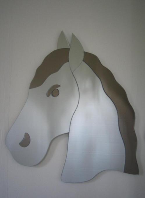 spiegel paardenhoofd, Maison & Meubles, Accessoires pour la Maison | Miroirs, Neuf, 50 à 75 cm, Moins de 100 cm, Autres formes