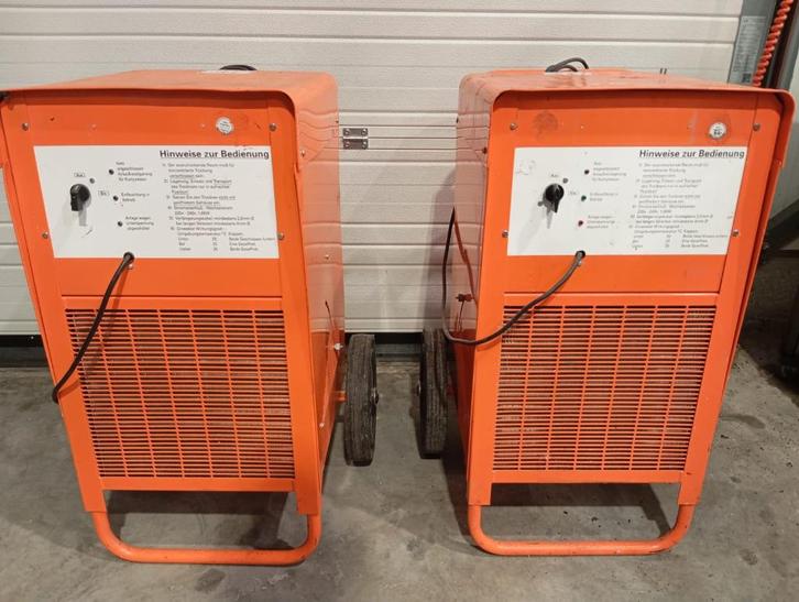 Bouwdroger te huur, Doe-het-zelf en Bouw, Ventilatie en Afzuiging, Zo goed als nieuw, Afzuiger, Ophalen of Verzenden