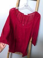 Blouse framboise Promod, taille L., Promod, Porté