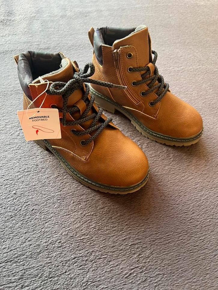 Sj Lifestyle Jongens Bottine – Natural Cognac (Maat 30), Kinderen en Baby's, Kinderkleding | Schoenen en Sokken, Nieuw, Schoenen