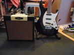 Gitaar Cort G200 Black + versterker Cort CM15R Amp, Black ., Nieuw, Met versterker, Solid body, Ophalen