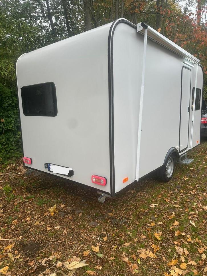 caravane 750kg, Caravans en Kamperen, Mobilhomes, Particulier, Overige brandstoffen, Douche, Koelkast, Luifel, Ophalen