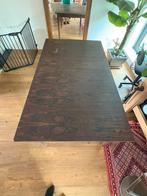 Eettafel: 170cm +60cm verlenging op 1m, Huis en Inrichting, Tafels | Eettafels, Ophalen, Gebruikt, 200 cm of meer, 100 tot 150 cm