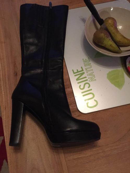 Bottes Luciano Barachini, 41, Kleding | Dames, Schoenen, Zo goed als nieuw, Hoge laarzen, Zwart, Ophalen of Verzenden