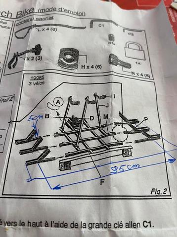 À vendre porte velos beschikbaar voor biedingen