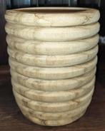 Houten bloempot Simply Bloom, Tuin en Terras, Ophalen, Overige materialen, Gebruikt, Rond