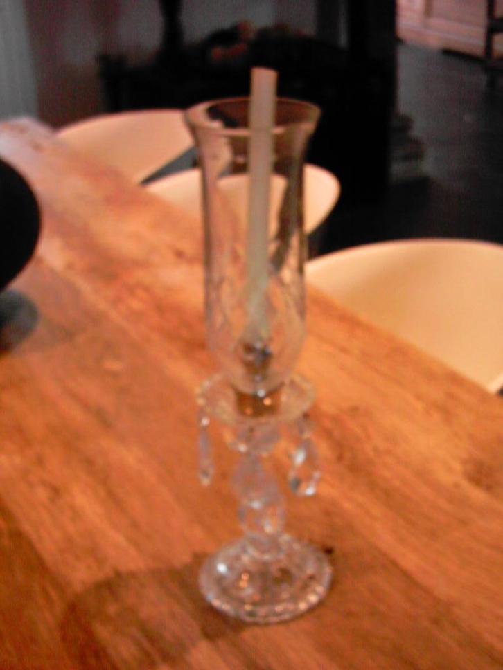 Chandelier Sia, lanterne en verre, cristal, Maison & Meubles, Accessoires pour la Maison | Bougeoirs & Bougies, Chandelier, Enlèvement ou Envoi