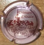 Capsule Crémant Alsace de VIGNERONS rose clair & brun nr 48, Collections, France, Enlèvement ou Envoi, Vin blanc, Neuf