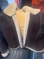 Veste en mouton retourné XL, Enlèvement ou Envoi, Comme neuf, Taille 56/58 (XL), Brun