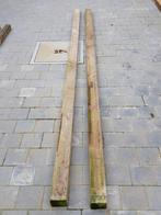Lot de 2 poutres en bois, Bricolage & Construction, Bois & Planches, 300 cm ou plus, Poutre, Autres essences de bois, Enlèvement
