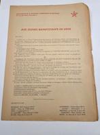 Kommunistische Jeugdbeweging van België., Ophalen of Verzenden