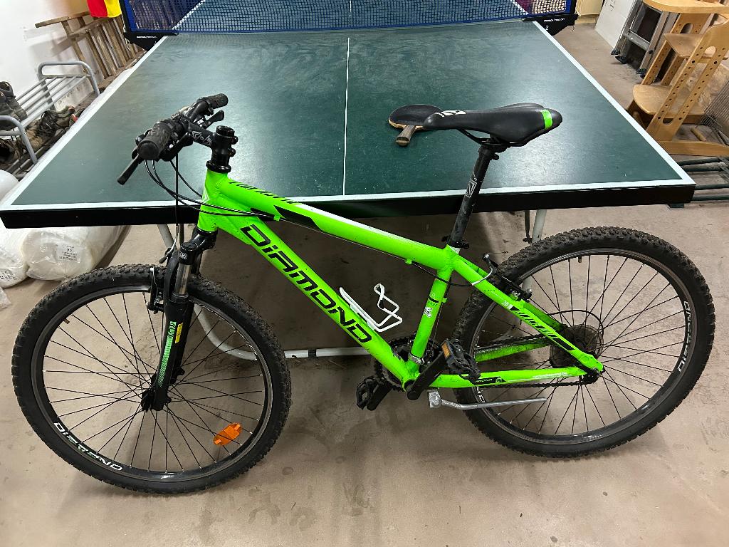 Vélo VTT 26 pouces vert, Vélos & Vélomoteurs, Vélos | VTT & Mountainbikes, Utilisé, Hommes, Autres marques, 53 à 57 cm, VTT semi-rigide