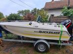 Quicksilver 500 met 90pk 4Stroke en trailer, Gebruikt, Ophalen, 70 pk of meer, 3 tot 6 meter