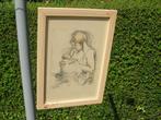 GESIGNEERD ARMAND RASSENFOSSE LIÈGE MOEDERSCHAP, Antiek en Kunst, Kunst | Litho's en Zeefdrukken, Ophalen of Verzenden