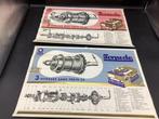 Lot van 2 oude fiets affiches torpedo, Ophalen of Verzenden, Zo goed als nieuw, Overige typen