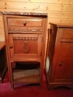 nachtkastjes, Huis en Inrichting, Kasten | Ladekasten, Ophalen, Minder dan 50 cm, Gebruikt, 1 of 2 laden