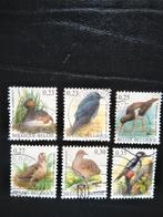 Vogels van Buzin (3), Postzegels en Munten, Dier of Natuur, Verzenden, Gestempeld