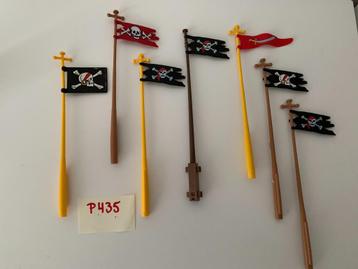 PLAYMOBIL P435: LOT 7 PIRATENVLAGGEN beschikbaar voor biedingen