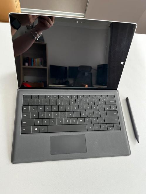 Surface Pro 3 met accessoires, Computers en Software, Windows Tablets, Gebruikt, Wi-Fi, 512 GB, Usb-aansluiting
