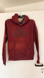 Vintage Man trui Hilfiger S, Verzenden, Rood