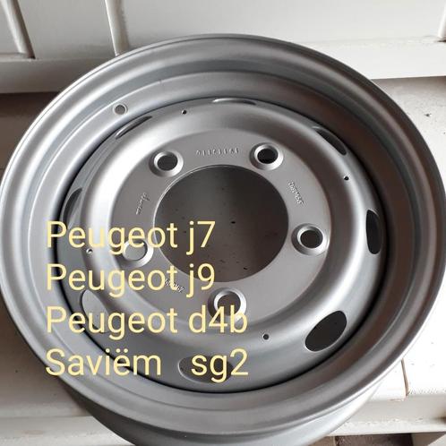 Peugeot j7 j9 d4b en saviëm 16 inch tubeless velgen., Autos : Pièces & Accessoires, Pneus & Jantes, Jante(s), 16 pouces, Neuf