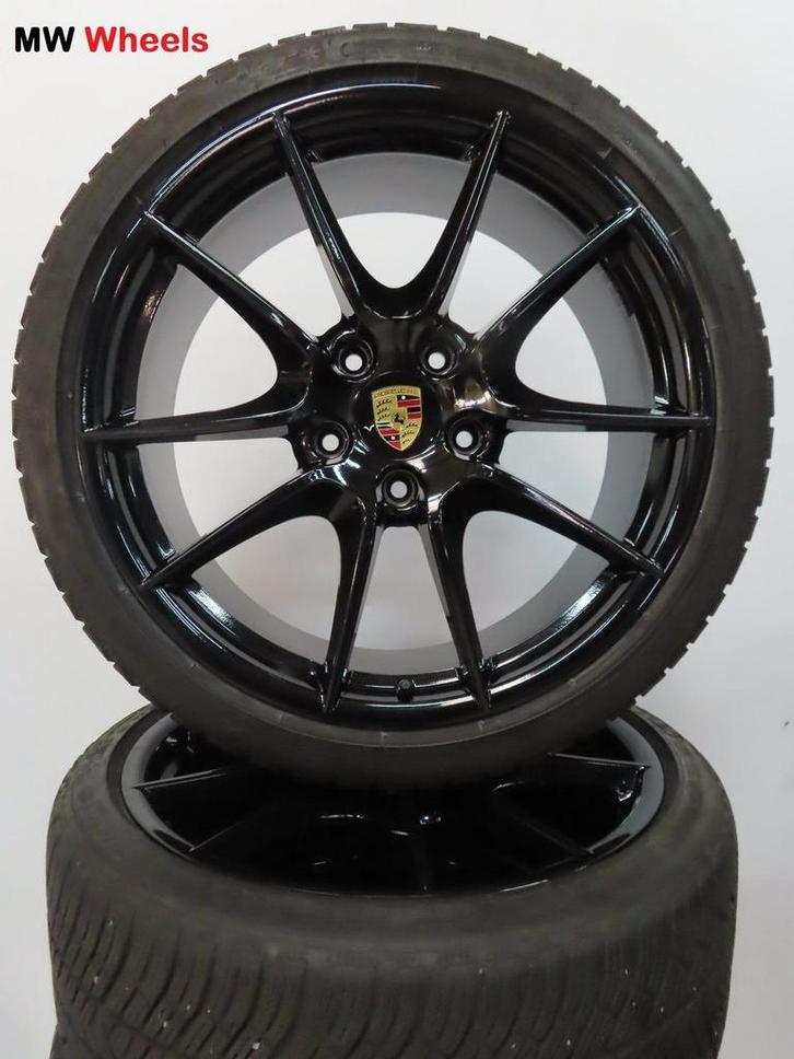 Porsche 20 inch velgen 911 991  4 en 4 S met winterbanden, Auto-onderdelen, Banden en Velgen, Banden en Velgen, Winterbanden, 20 inch